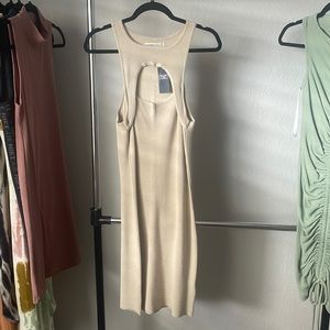 Tan Abercrombie and finch dress